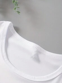 90s Retro Country Music Bull Skull Western Style Women's T-Shirt, Casual Outerwear, Casual Wear, Teacher, Back To School Season, School Uniform, Back To School, Halloween Costume - White - View 7