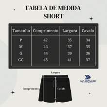 Short de Praia Masculino Com Cordão e Bolsos