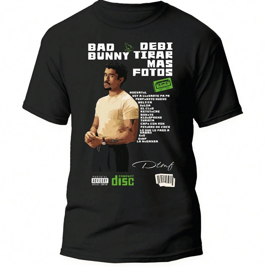 Playera, DeBÍ TiRAR MáS FOToS, Modelo 6 - Negro - Ver 1