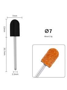 Buffing Removal Cap For Foot Care, Dead Skin, Callus, Manicure, Grinding Drum Bearing Buffing Wheel - Multicolor - View 9