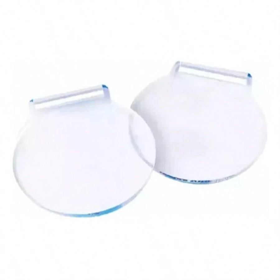 50 PIEZAS MEDALLA ACRILICO TRANSPARENTE - TRANSPARENTE - Ver 1