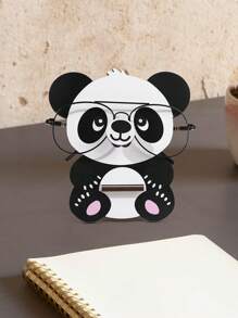 1个创意熊猫时尚眼镜收纳架，可拆卸木质眼镜展示架，可爱熊猫造型眼镜整理架，梳妆台眼镜架 - 貓熊 - 查看 9