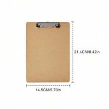 5PCS Quality Hanging A4 File Clipboard Folder With Clip Hole For Office School Warehouse - Wood - View 5
