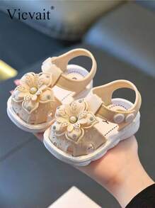 2025新款夏季韩版舒适女童凉鞋 - 白色 - 查看 6