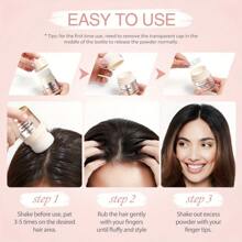 1 件/3 件男女通用丰盈发粉，天然植物配方干发洗发粉 - 控油，无需清洗，打造蓬松秀发，去除油脂，以及头发蓬松粉