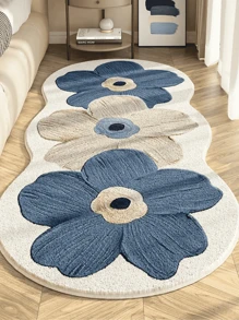 New Hot-Selling 2025 High-End Faux Cashmere Rug, Modern Minimalist Ins-Style, Dopamine Inducing Luxurious And Comfortable Rug For Living Room, Bedroom, Kitchen And Bathroom, Fashionable Home Decor, Soft And Skin-Friendly, Essential For Gift Or Self-Use! (Custom Sizes May Vary 1-3cm, No Impact On Aesthetics)