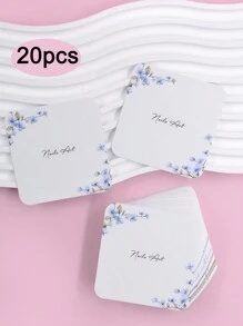 20张 6.5x6.5厘米 指甲包装纸板 圆角展示卡 手工指甲包装纸板 美甲摄影道具 美甲沙龙包装卡 - 彩色 - 查看 8