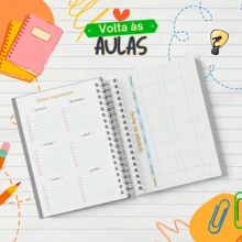 2025 School Diary With Medical Information Girls Dolls Cute Illustrations - Model 16 - View 3