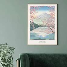1pc Japanese Print Hasui Kawase Poster Art Abstract Painting Retro Decorative Painting Canvas Printing Frameless Painting For Home
