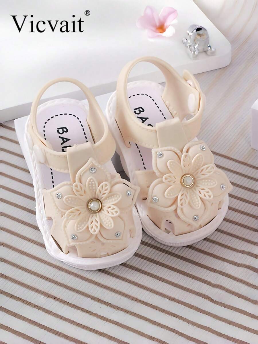 2025新款夏季韩版舒适女童凉鞋 - 白色 - 查看 1