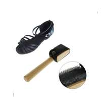Dance Shoes Brush Wooden Brush Light Leather Abrasive Leather Special Multi-Functional Cleaning Brush Polishing Brush Brush, Dance Shoes Brush