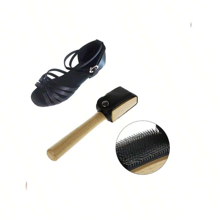 Dance Shoes Brush Wooden Brush Light Leather Abrasive Leather Special Multi-Functional Cleaning Brush Polishing Brush Brush, Dance Shoes Brush