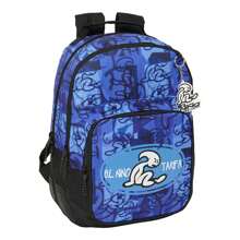 Double Backpack Adaptable To El Niño "Roller" Stroller With Double Main Compartment And Zipper Closure - Double Backpack Reinforced Base And Padded And Adjustable Handles - Multicolor - View 3