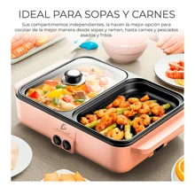 Parrilla Eléctrica 2 en 1 Cocina y Calienta - Tipo de Enchufe A USA (110-127V) - Ver 3