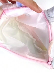 1 Stück Federmäppchen zufälliger Stil mit großen Augen, Federmäppchen mit großer Kapazität, tragbare Reise-Kulturtasche Stiftetui, Schule Essentials Stifteköcher