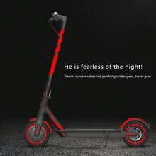 1 Set Electric Scooter Reflective Stickers, Night Visibility Warning Waterproof Decal, DIY Personalized Reflective Stickers