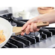 SENSARTE Nonstick Deep Frying Pan Skillet, 10/11/12-Inch Saute Pan With Lid, Stay-Cool Handle, Chef Pan Healthy Stone Cookware Cooking Pan, Induction Compatible, PFOA Free (10-Inch) - White Ceramic - View 8
