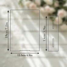 1PC Elegant Acrylic Tabletop Ornament With Customizable Content, Perfect For Weddings, Parties And Home Decor, Suitable For Halloween, Christmas, Valentine's Day, Thanksgiving Gifts Birthday Graduation - Multicolor - View 3