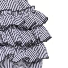 Womens Lolita Bloomers Ruffles Pumpkin Pants Bottom Shorts Lace Trim Layered High Waist Shorts Pettipants - 黑色 - 查看 4