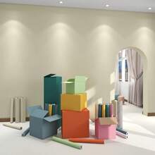 1 rollo de papel tapiz autoadhesivo de vinilo, fácil de aplicar y despegar, papel decorativo desprendible para cocina, baño, sala de estar, muebles y decoración del hogar, pegatinas de pared, decoración de habitación, decoración de baño, decoración de dormitorio, decoración de sala de estar, decoración del hogar - Multicolor - Ver 15