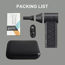 Jet Dry Mini Blower 130,000 RPM Portable Air Blower Super Jet Fan Turbo Hot UK - Black - View 4