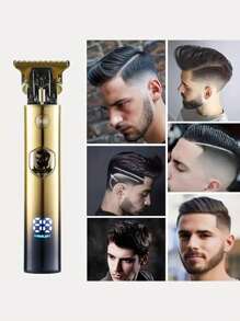 男士专业理发器、理发剪、胡须修剪器、理发套装、节日礼物 - 彩色 - 查看 3