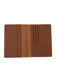 1PC Travel Passport Holder With Credit Card Slot, PU Wallet For Women Men,Boho Vibes - Multicolor - View 17