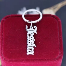 1pc Customized Letter Name Pendant Keychain Men's And Women's Accessories - Multicolor - View 15