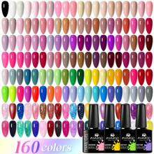 6pcs Gel Nail Polish Set Summer Colorful Semi Permanent UV LED Gel Polish Set Pink Glitter Soak Off Nail Art Varnish Design Manicure Kits DIY Salon At Home Gifts For Women