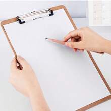 5PCS Quality Hanging A4 File Clipboard Folder With Clip Hole For Office School Warehouse - Wood - View 4