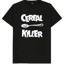 Cereal Killer Funny Joke Humor Mens Womens Kids T Shirt - Black - View 1