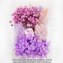 1 盒永生花 DIY 材料套装，节日礼物，热销现货 - 紫色系 - 查看 13