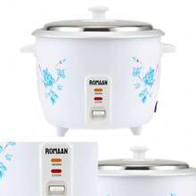 1L Mini Rice Cooker Steamer With Removable Nonstick Pot, Keep Warm Function , One Half Quart, For Soups, Stews, Grains & Oatmeal - UK Plug(220-240V) - View 7