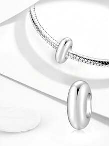 1 件时尚简约光泽隔珠女式手链手镯 DIY 珠宝制作和日常服装搭配珠宝装饰女孩