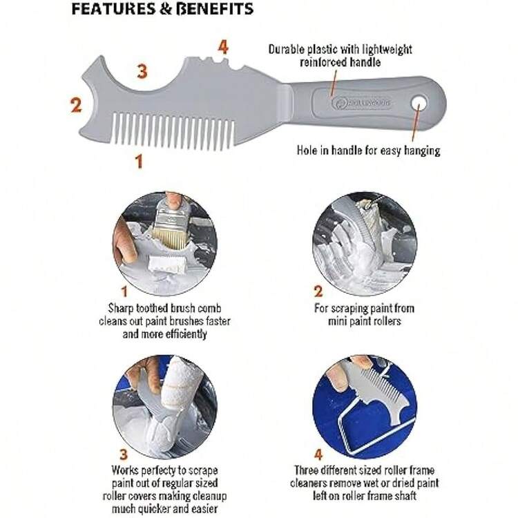 ROLLING 18 Inch Paint Roller Set 18 Inch Paint Roller High Capacity Paint Bucket Ideal For Large Scale Home Renovation And Professional Painting Projects - as pic - View 8