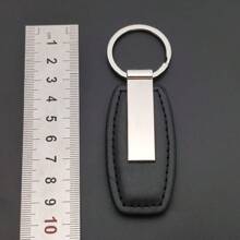 Móc khóa kim loại da, móc khóa logo tùy chỉnh, phụ kiện phần cứng móc khóa, khóa móc chìa khóa ô tô, quà tặng thời trang - Đỏ - Xem 10