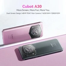 A30, Smartphone Android 14 , 6GB RAM+128GB ROM, Pantalla de 6.745 pulgadas a 90Hz, Batería de 5100mAh, Cámara de 48MP, Face ID - Gris - Ver 2