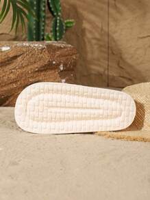 Cute Bear Design Shower Slippers For Women And Men, Soft Quick-Drying Non-Slip Comfortable Bedroom Sandals - White - View 5