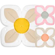 1 pièce Chaise de bain bébé en forme de lotus, convient aux nouveau-nés et nourrissons de 0 à 6 mois et plus, tapis de bain bébé lavable en machine