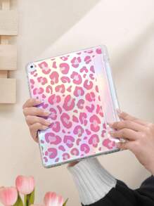 Cheetah,Leopard Print Leopard Pattern Acrylic Anti-Bending Hard Shell Protective Case Compatible With IPad 10th Generation, IPad 7/8/9th Generation 10.2 Inch, Built-In Pen Slot Compatible With IPad Mini 6, IPad Mini 7, With Laser Film For Personalized Decoration, Hard Shell Prevents Drops And Scratches - Multicolor - View 8