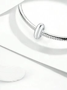 1 件时尚简约光泽隔珠女式手链手镯 DIY 珠宝制作和日常服装搭配珠宝装饰女孩