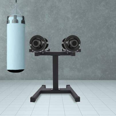 Quiltern Adjustable Dumbbell Rack, 20kg-32kg Adjustable Dumbbells, Detachable And Weight-Adjustable Dumbbells Fitness Equipment