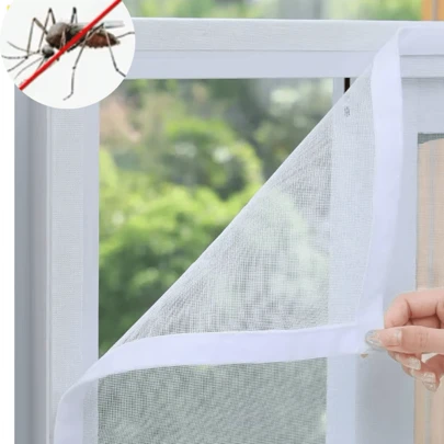 Mosquito Nets For Window,Anti-Mosquito Window Screens,Mesh Anti Insect Air Tulle Invisible Fiberglass Mosquitoes Curtains Curtains For Living Room Kitchen Room Decor Home Decor Living Room Curtain Kitchen Decor Living Room Decor Room Decor Curtains Bedroom