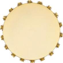 CNCEST Cake Stand, Rose Edged Cupcake Stand, Oval Cake Carrier, Elegant Decorative Cake Display Stand For Weddings, Birthdays, Parties, Gold - Gold - View 5