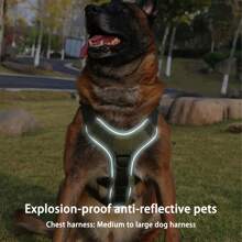 Dog Tactical Vest Chest Harness Traction Rope Border Collie Doberman German Shepherd Large Dog Vest Anti-Fall Out Dog Rope