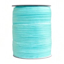 BRISTLEGRASS Plain Fold Over Elastic FOE 5/8" 15mm 5/8" 3/4" 1" 15mm 20mm 25mm Solid Shiny Spandex Satin Band Tape Headband Bracelet Hair Tie Underwear Dress DIY Sewing Trim - 5/8" (15-17mm) - View 45