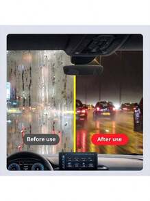 1pc Car Glass Oil Film Cleaning Brush - Powerful Stain Removal With Long-Lasting Protection For Windshield & Windows - one-size - View 5