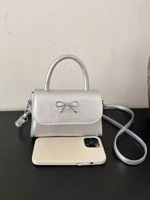 A Mini Casual, Versatile, Fashionable And Simple Cross-Body Bag With A Diamond-Shaped Bow. Lipstick Suitable For Daily Use, Going Out, Shopping, Dating. Coin Purse That Can Be Worn On One Shoulder Or Across The Body. Birthday Gifts, New Year Gifts. - Multicolor - View 10