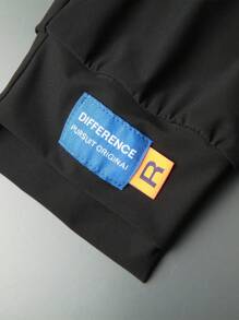 Men's Summer Casual Jogger Pants - Elastic Waist Drawstring Trousers For Daily Wear - Black - View 10