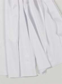 Inmen 女士性感纯色修身两件套，无袖不对称领口上衣搭配提拉绷带裙，适合派对休闲穿着，白色夏季款 - 白色 - 查看 8